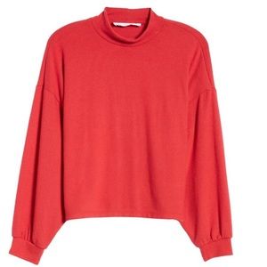 All In Favor Mock Neck Sweatshirt Sweater XL